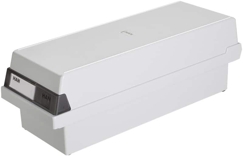 HAN 957-11 Systeemkaartenbak Lichtgrijs A7/BF 1300 Plastic 13,3 x 36 x 12,1 cm