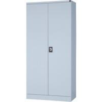 Realspace Draaideurkast Staal 4 Planken Afsluitbaar 920 x 420 x 1.950 mm Grijs
