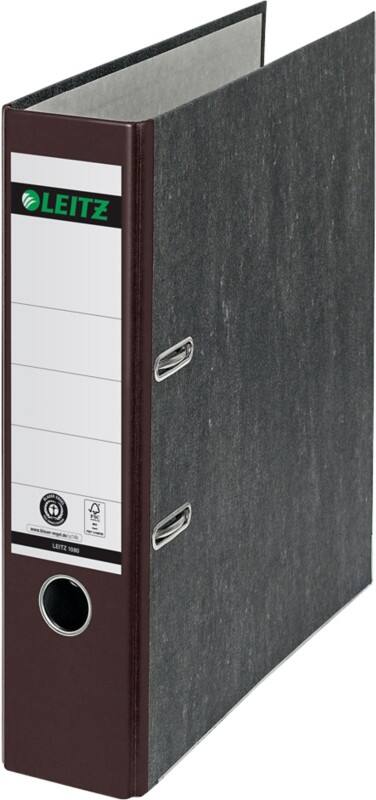 Leitz 180° Breed Ordner A4 82 mm Bruin 2 Ringen 1080 Wolkenmarmer Staand Gerecycled