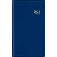 Brepols Interplan Genova Zakagenda 2026 A6 1 Week per 2 pagina's Duits, Engels, Frans, Italiaans, Nederlands, Spaans Blauw 0,736,2058,06,2,0