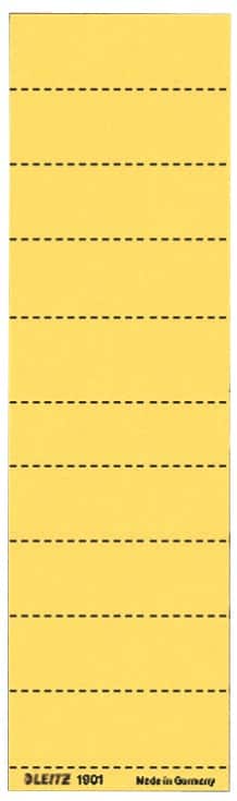 Leitz Ruiterstrook Karton Geel 6 x 2,1 cm Alpha 100 Stuks 