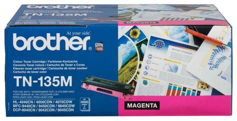 Brother TN-135M Origineel Tonercartridge Magenta