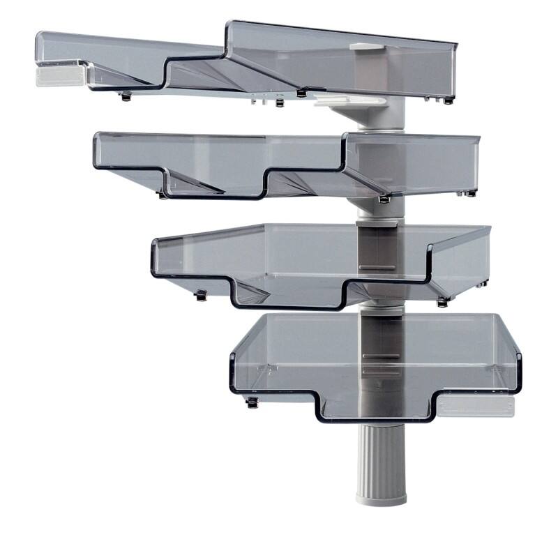 Hansa TRT 5880 Brievenbakjes Grijs A4 Plastic 20,5 cm