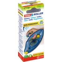 tesa Lijmroller tesaroller non-permanent 0,84 x 2,5 x 1,2 cm 59190-00005-03 Blauw, geel 8.5 m