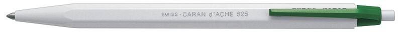 Caran d'Ache 825 Intrekbaar Balpen Groen 1 mm Medium Balpen