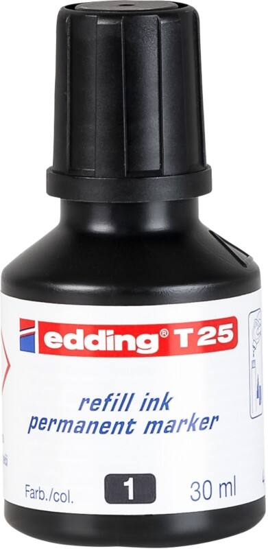edding Inktnavulling Zwart T 25 30 ml