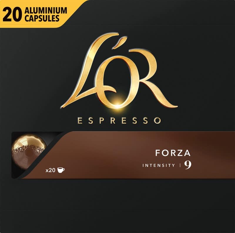 L'OR Espresso Koffiecups Nespresso Capsules Krachtig 20 Stuks