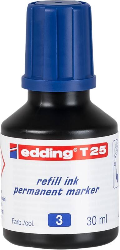 edding Inktnavulling Blauw T25 30 ml