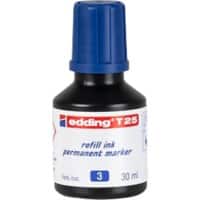 edding Inktnavulling T25 Blauw 30 ml