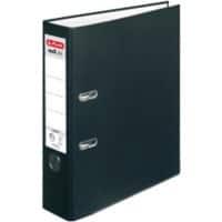 herlitz maX.file protect Breed Ordner A4 80 mm Zwart 2 Ringen 5480801 Karton, PP (Polypropeen) Reliëf Staand