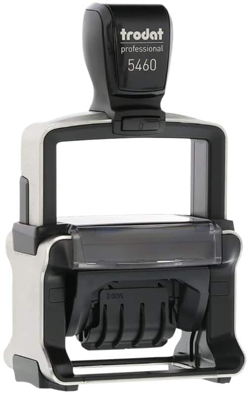 Trodat 5460 Datumstempel 3,3 x 5,6 cm Zwart