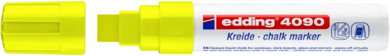 edding 4090 Glasmarker Beitelpunt 4 - 15 mm Geel