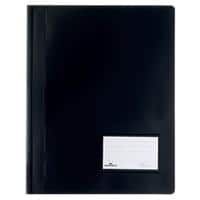 DURABLE Snelhechters Duralux A4 Transparant zwart Polyvinylchloride (PVC) 28 x 31 cm