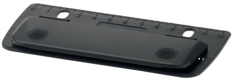 WEDO 2 Gaten Zakperforator Kunststof, metaal 3 Vellen 67801 Zwart