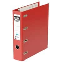 ELBA Rado Plast Breed Ordner A5 75 mm Rood 4 Ringen 100551850 Karton, PP (Polypropeen) Liggend