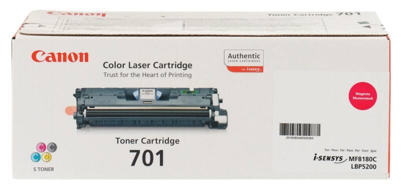 Canon 701 Origineel Tonercartridge Magenta