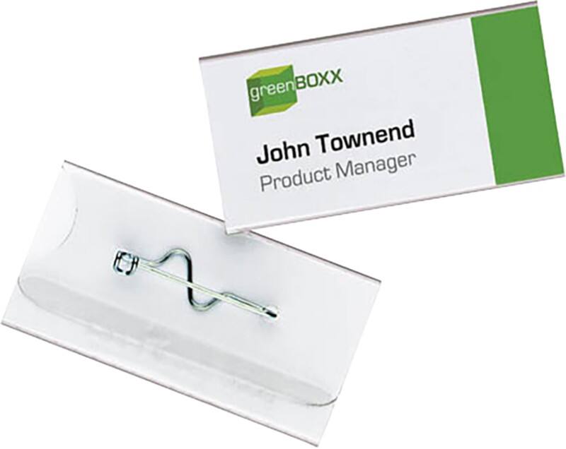 DURABLE Standaard Naambadges met Speld 8006-19 60 x 30 mm 100 Stuks