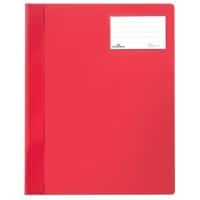 DURABLE Snelhechters Opaak A4 Rood Polyvinylchloride (PVC) Transparante voorpagina 28 x 32,8 cm