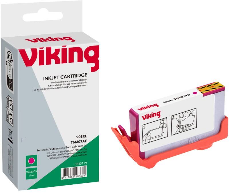 Viking 903XL compatibele HP inktcartridge T6M07AE magenta