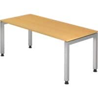 Hammerbacher J Series Hoogteverstelbaar Bureau Rechthoekig Beuken 4 voeten 1.800 (B) x 680 (H) mm Hout