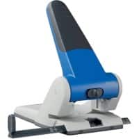 Leitz 2 gaten stevige perforator 5180 metaal Powersave 65 vellen blauw