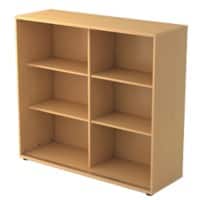 Hammerbacher Matrix Schuifdeurenkast Gemelamineerde spaanplaat 2 Planken 1.200 x 400 x 1.100 mm Beuken Bruin