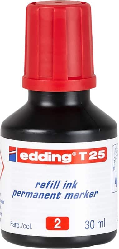 edding Inktnavulling Rood T25 30 ml