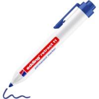 edding Retract 11 Permanent marker Medium Ronde punt 1,5-3 mm Blauw Navulbaar