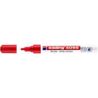 edding 4095 Permanente markers Rond punt Rood 10