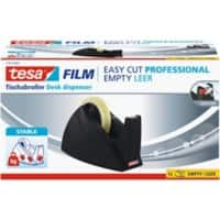 tesa Plakbandhouder tesafilm Easy Cut Professional Zwart 25 mm (B) x 66 m (L) PS (Polystyreen)