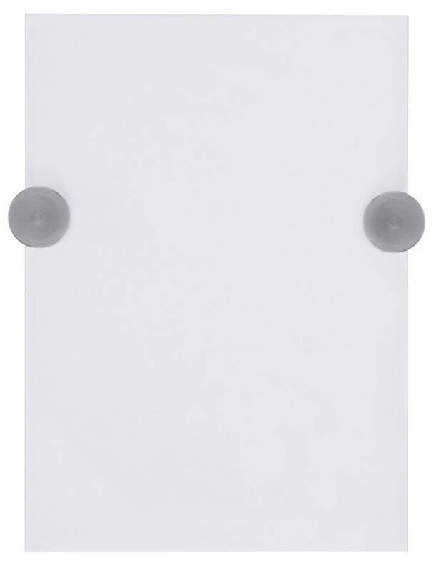 DURABLE Crystal Sign Bordhouder Schroeven Plexiglas 14,8 x 10,5 cm