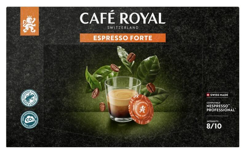CAFÉ ROYAL Espresso Forte Koffiepads 50 Stuks