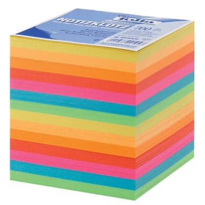 Folia Navulling voor kubushouders 90 x 90 mm Regenboogkleuren 700 Vellen