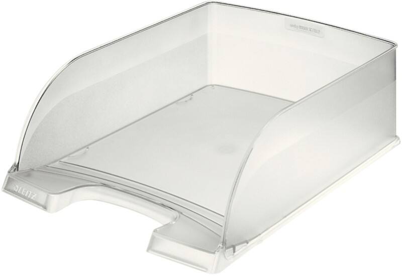 Leitz Plus Brievenbakje 5233 Jumbo A4 Transparant Ijzig 25,5 x 35,7 x 10,3 cm