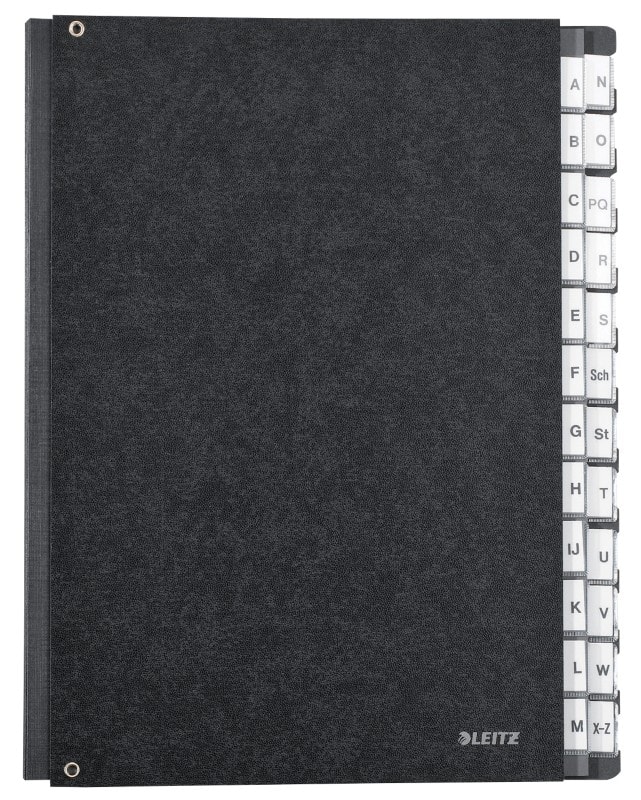 Leitz Sorteermap 2824 A4 Zwart Karton 27 x 34,5 x 3 cm
