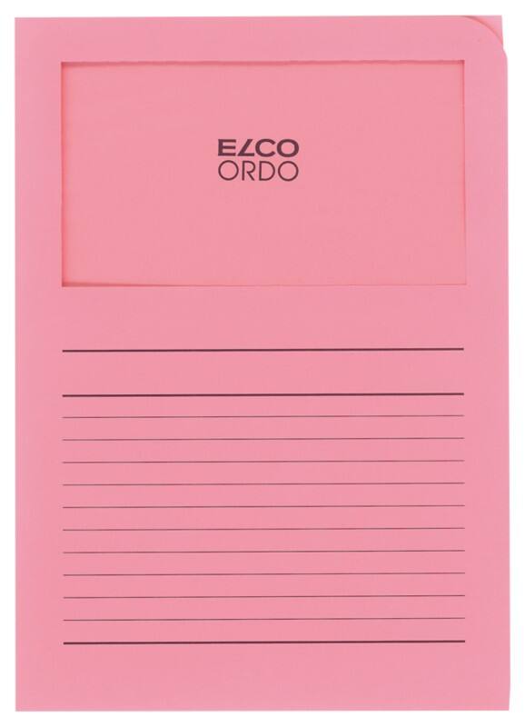 Elco Ordo Classico Sorteermap A4 Roze Papier 120 g/m² 100 Stuks
