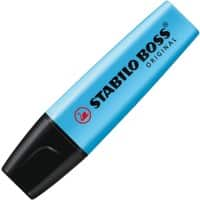 STABILO Boss Executive Tekstmarker Blauw Breed Beitelpunt 2-5 mm Navulbaar