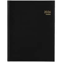 Brepols Timing Lima Agenda 2026 A5 1 Week per 2 pagina's Duits, Engels, Frans, Italiaans, Nederlands, Spaans Zwart 0,136,1256,01,6,0