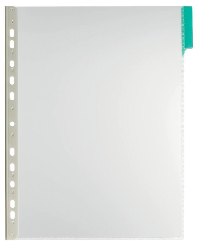 DURABLE Zichtpaneel 5 Panelen A4 PVC (Polyvinylchloride), Wolfraam Groen 5 Stuks