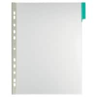 DURABLE Zichtpaneel 5 Panelen A4 PVC (Polyvinylchloride), Wolfraam Groen 5 Stuks