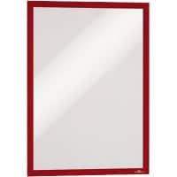 DURABLE DURAFRAME A3 Displayframe Zelfklevend Rood PVC 4873-03 32,5 (B) x 0,4 (D) x 44,8 (H) cm 2 Stuks