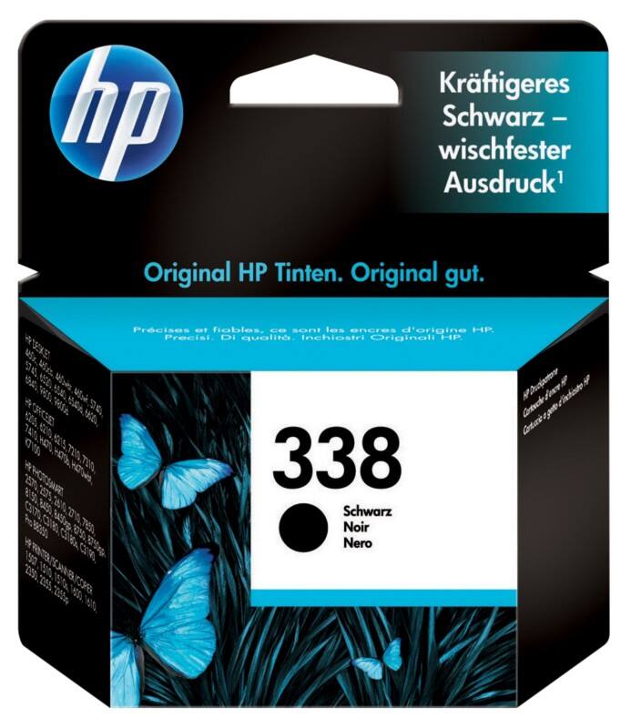 HP 338 Origineel Inktcartridge C8765EE Zwart
