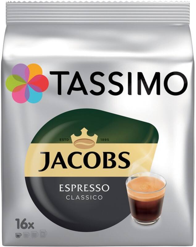 Tassimo Espresso Koffiecups 7 g Pak van 16
