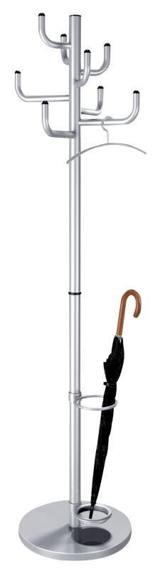Kerkmann Kapstok 8 Haakjes Zilver, metallic