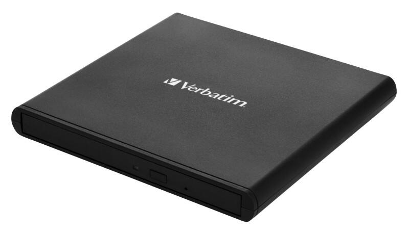 Verbatim CD/DVD Writer Extern Slimline USB 2.0 Zwart