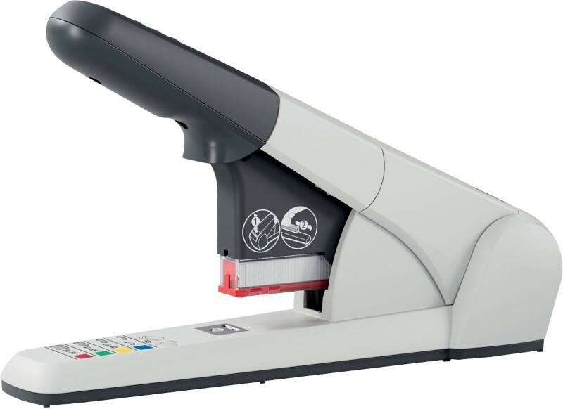 Leitz Stevige nietmachine 5551 volledig strip wit 80 vellen K6 - K12 Metaal, kunststof