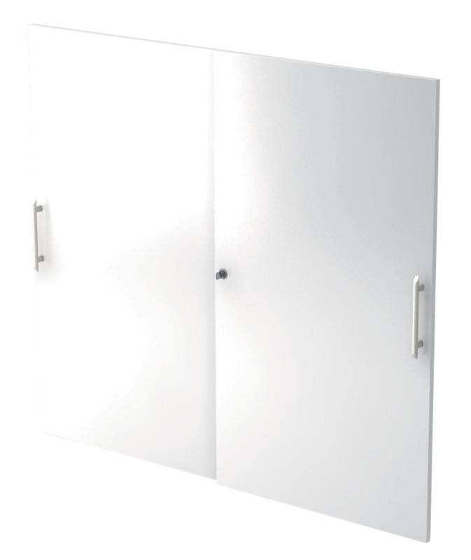 Hammerbacher Matrix Kastdeuren Zilver 1.200 x 1.100 mm Pak van 2