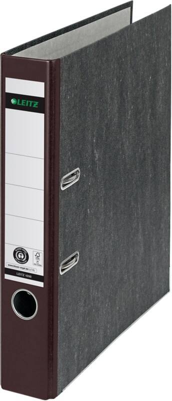 Leitz 180° Smal Ordner A4 52 mm Bruin 2 Ringen 1050 Wolkenmarmer Staand Gerecycled