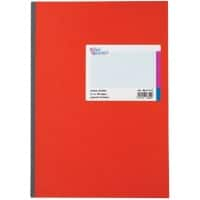 König & Ebhardt Notitieboek Rood Geruit A4 21 x 29,7 cm 70 g/m² 96 Vellen