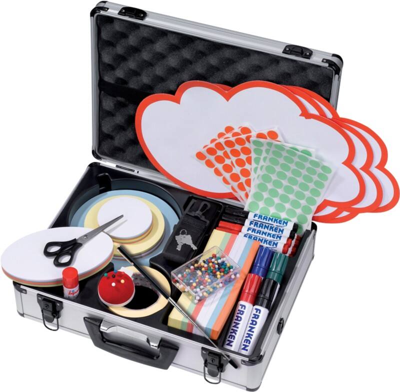 Franken Compact Presentatiekoffer 43 x 12 cm Aluminium Zilver 2220 Stuks